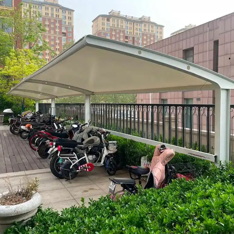 常德膜结构电动车棚